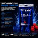 Fitgum Oméga-3 Gummies – Cerveau, Cœur & Concentration