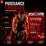 Fitgum Créatine Gummies – Force & Performance sans shaker