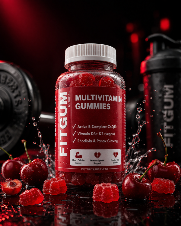 Fitgum Multivitamin Gummies – Énergie, Immunité & Vitalité