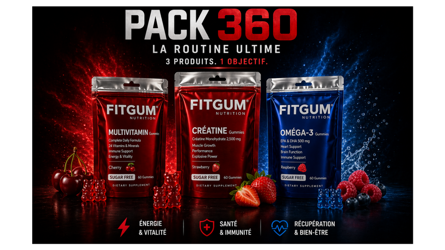 Pack Ultime 360° – Muscle, Énergie & Santé en 1 seule routine