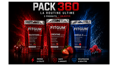 Pack Ultime 360° – Muscle, Énergie & Santé en 1 seule routine