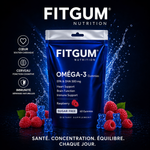 Fitgum Oméga-3 Gummies – Cerveau, Cœur & Concentration