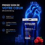 Fitgum Oméga-3 Gummies – Cerveau, Cœur & Concentration