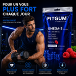 Fitgum Oméga-3 Gummies – Cerveau, Cœur & Concentration