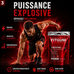 Fitgum Créatine Gummies – Force & Performance sans shaker