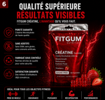 Fitgum Créatine Gummies – Force & Performance sans shaker