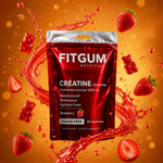 Fitgum Créatine Gummies 3000 mg - fraise