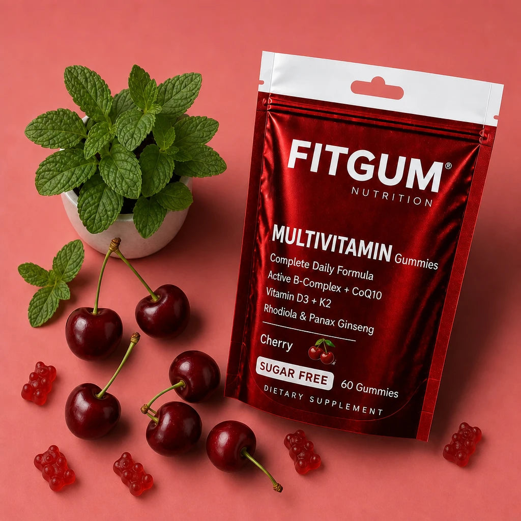 Fitgum Multivitamin Gummies – Énergie, Immunité & Vitalité