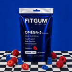 Fitgum Oméga-3 Gummies – Cerveau, Cœur & Concentration