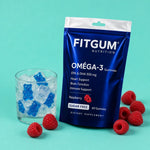 Fitgum Oméga-3 Gummies – Cerveau, Cœur & Concentration